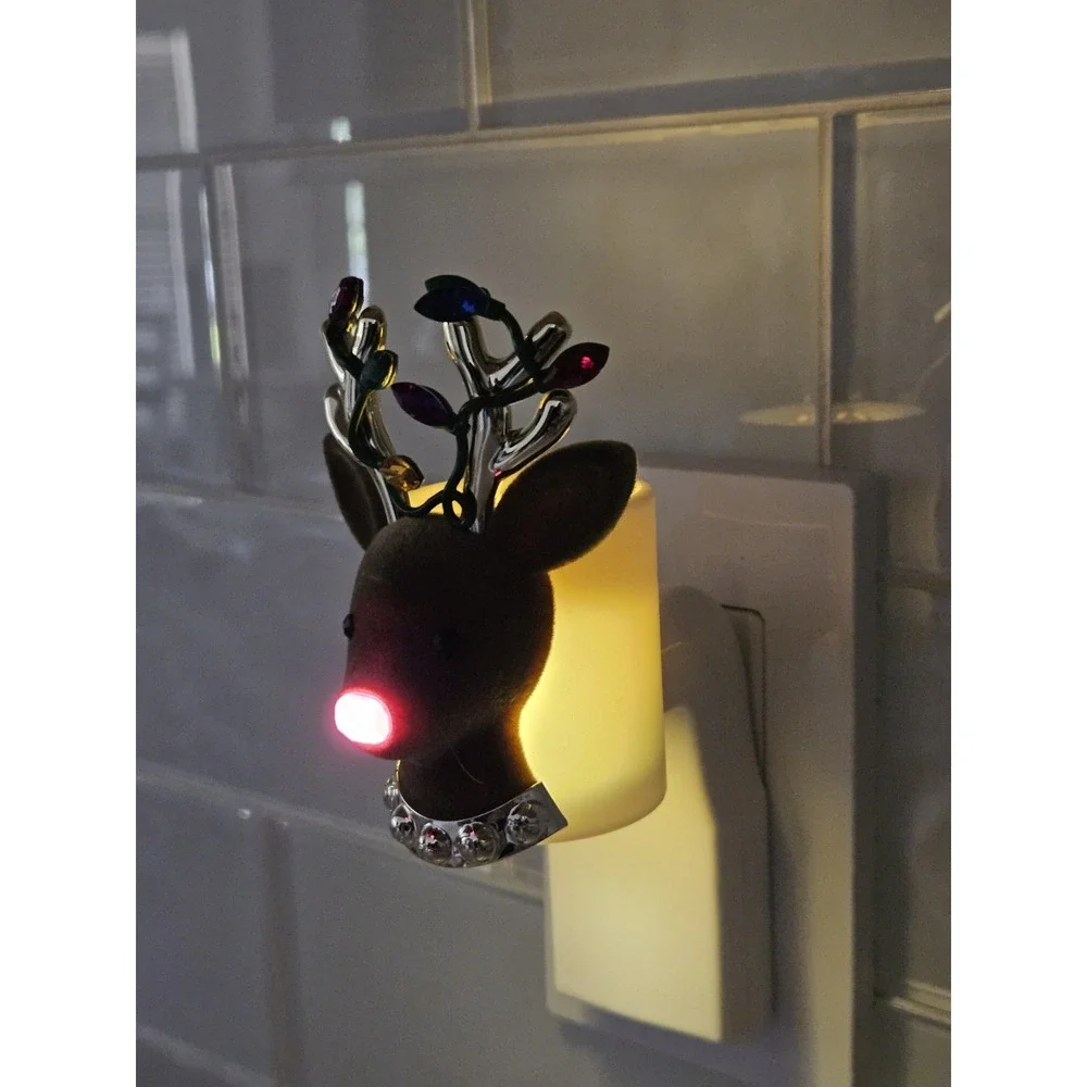 Bath & Body Works Flocked Rudolph Reindeer Christmas Wallflowers Fragrance Plug